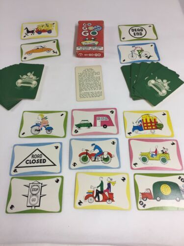 Vintage 1950's * GO GO GO *Card Game Complete By ARRCO Playing Card Co. - £10.11 GBP