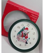 VTG Dillards Christmas Carol Wall Clock Santa Claus Toys Xmas w/ Origina... - £18.91 GBP