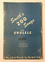 Smith&#39;s 200 Songs For Ukulele-1924 Songbook, NYC  - £15.69 GBP