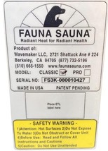 Fauna Sauna Therapeutic Infrared Heat Lamp for Pets Safe Healing Made in USA image 7