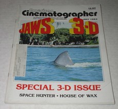 Jaws 3-D American Cinematographer Magazine Vintage July 1983 Special 3-D Issue - £27.96 GBP