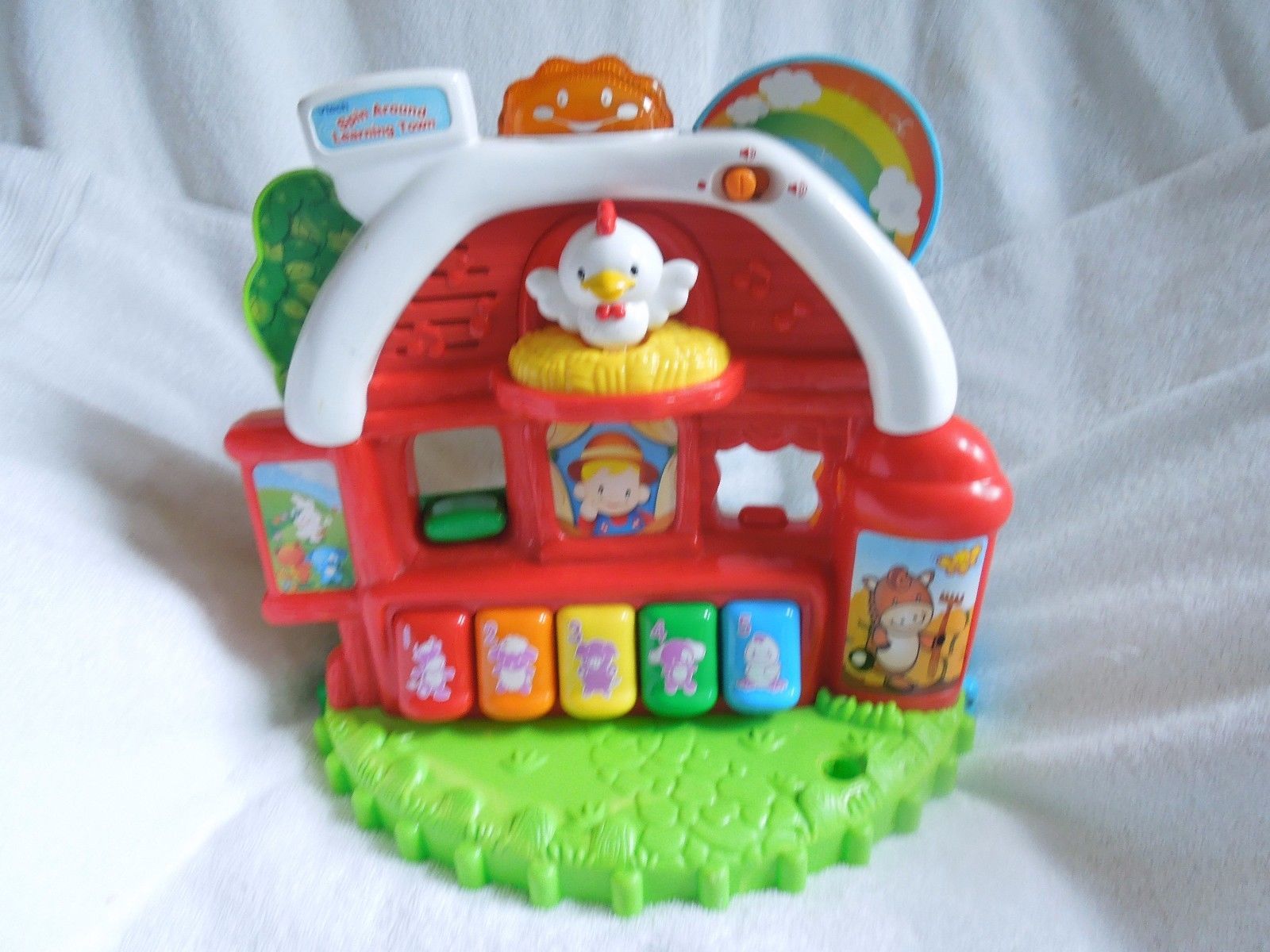 Vtech Spin Around Learning Town Lights Sounds Animals Farm Tree House Toy - $49.95