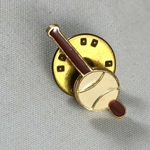 Vintage Webelos Boy Scouts Metal Enamel Pin - Baseball Bat and Ball Softball - £3.73 GBP