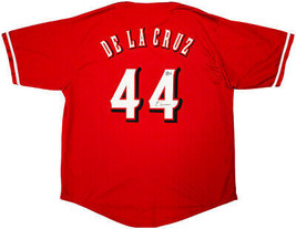 Elly De La Cruz Cincinnati Firmado Rojo Camiseta de Béisbol Bas - £205.95 GBP