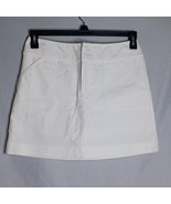 Lilly Pulitzer Skort Womens 2 White Stretch Cotton Blend Wrap Pocket Lin... - €25,42 EUR