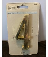 Perfect Home #4 Brass House NO. 4&quot; . - $6.79 CAD