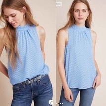 Anthropologie Maeve Charley Halter Blouse Size large NWT - £39.15 GBP