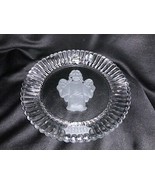 W. Germany Goebel Annual 1980 Crystal CLEAR FROSTED Embossed Angel Wall ... - £24.03 GBP