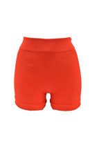 FREE PEOPLE Movement Femmes Shorts Prajna Mini Minimaliste Rouge Taille XS/S - £25.39 GBP