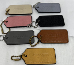 COACH Bag Hang Tag  Key Chain  authentic 2.25 *1 in  Aprox pick one - £19.23 GBP