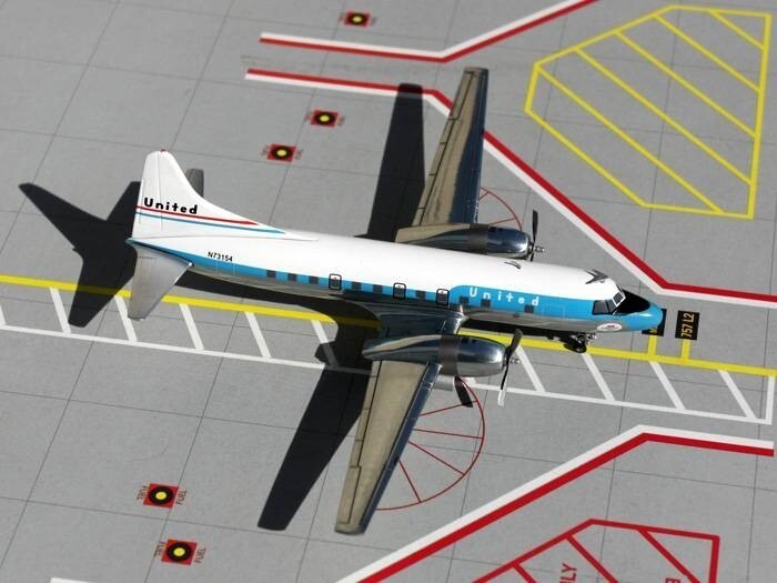 United Convair CV-340 N73154 GeminiJets G2UAL226 Scale 1:200 RARE - $219.95 United Convair CV-340 N73154 GeminiJets G2UAL226 Scale 1:200 RARE - $219.95