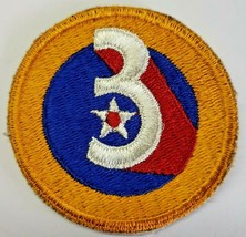 Vintage WW2 United States 3rd Air Force Patch 2 5/8&quot; OD  PB156 - £7.96 GBP