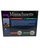 MASSACHUSETTS (MA) Colorized State Quarter NEW Philadelphia &amp; Denver Mint - $144.86 MXN