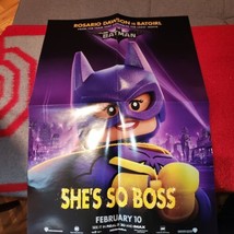 Lego Batman movie poster, featuring Batgirl, 14&quot; x 20&quot;, New - £5.39 GBP