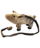 LARGE BROWN REMOTE CONTROL WALKING PIG WITH SOUND battery operated toy p... - $25.90 CAD