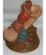 1985 Tom Clark  MOORE OR LESS FIGURINE Gnomes Making 911 Phone Call - $940.64 MXN