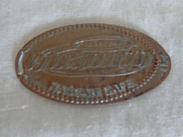 Flattened coin from the Las Vegas Cyber Speedway from the Nascar Cafe (#3166) - $8.99