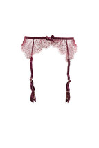 L&#39;agent By Agent Provocateur Womens Suspenders Lace Purple Size S - £30.67 GBP