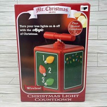 Mr. Christmas Christmas Light Countdown Turn Tree Lights On Off With Music - £44.59 GBP