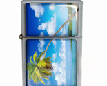 Wind Proof Dual Torch Refillable Lighter Ocean Views Design-005 - $16.78