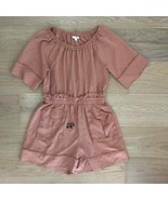 A Loves A Shorts Romper Jumpsuit in Mauve Small EUC - £22.68 GBP