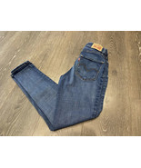 Levi&#39;s Womens 721 Blue High Rise Skinny Blue Denim Jeans Size 26 X 28 Le... - £12.54 GBP