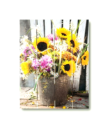 Sunflower  wood Pallet Art Print - SALE - $41.15 CAD
