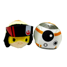 Disney Star Wars Tsum Tsums Set BB-8 Robot Poe Dameron Stuffed Mini Plush Toys - £8.09 GBP