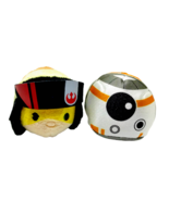 Disney Star Wars Tsum Tsums Set BB-8 Robot Poe Dameron Stuffed Mini Plush Toys - $10.13