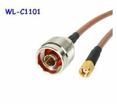 1 ft N-Male to RP-SMA Wireless Antenna Adapter Cable  CablesOnline WL-C1101 - £33.92 GBP