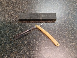 Antique Walter H Gable York PA Straight Razor Karl 1801 - $737.35 MXN