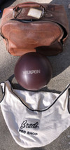 Champions “Weapon” Vintage Bowling Ball W/ Atlantic Ball Carrying Bag - £204.92 GBP