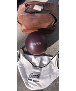 Champions “Weapon” Vintage Bowling Ball W/ Atlantic Ball Carrying Bag - £204.64 GBP
