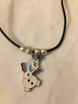 OLAF Snowman from Disney&#39;s Frozen Charm Necklace Children&#39;s Girls Jewelry - £8.41 GBP