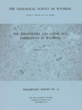 The Phosphoria and Goose Egg Formations in Wyoming by Donald W. Lane - £6.75 GBP