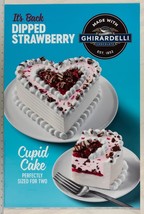 Dairy Queen Poster Backlit Ghirardelli Dipped Strawberry Cupid Cake 17x2... - $14.84