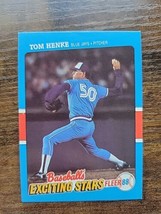 Tom Henke 1988 Fleer Exciting Stars #19 - Toronto Blue Jays - MLB - £1.55 GBP