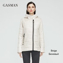 GASMAN new Women&#39;s spring  autumn jackets 2022 Stand-up Collar zipper Women Coat - £92.24 GBP