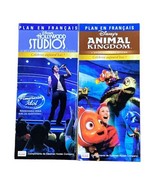 2 Disney World Guide Maps in French en Francais Hollywood Studios 2008 2010 - £5.22 GBP