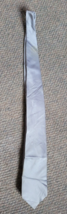 Men Nicole Miller 100% Silk Tie Grey Shiny Dress Work Wedding Funeral Me... - $9.99