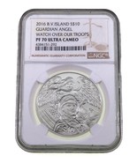 2017 Britannique Vierges Îles S $10 Guardian Ange NGC PF70 Ultra Camée W... - $1,563.68 MXN