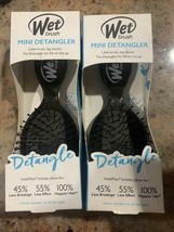Wet Brush Detangle Mini Detangler  Brush Lot Of 2 - $22.00