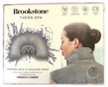 Brookstone Thera-Spa Premium Cooling &amp; Warming Neck &amp; Shoulder Wrap Micr... - £19.73 GBP