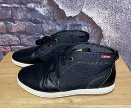 Levi’s Denim Leather Sneaker - Ace Millstone Edition Mens Sz 8.5 (51793901A RARE - $35.38