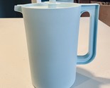 NEW Rare Tupperware Pitcher 1676-4 Push Button Seal Lid Aqua Robin Egg Blue - £21.69 GBP