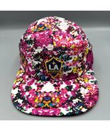 Los Angeles LA Galaxy 5 Panel Hat Girl 7-16 Pink Adidas MLS Strap Back C... - $345.09 MXN