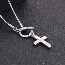 Cross Pendant Stainless Steel Necklace - £7.89 GBP+