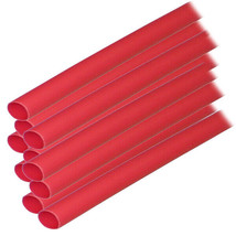 Ancor Adhesive Lined Heat Shrink Tubing (ALT) - 1/4&quot; x 12&quot; - 10-Pack - Red - £31.51 GBP