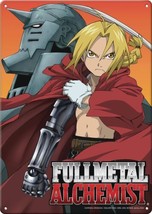 FullMetal Alchemist Anime Edward and Alphonse Elric Metal Sign 8.25 x 11.5 NEW - £4.78 GBP