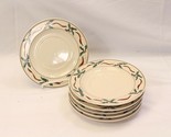 Farberware Holly Berry Saucers 6.5&quot; Christmas Lot of 6 - $25.47